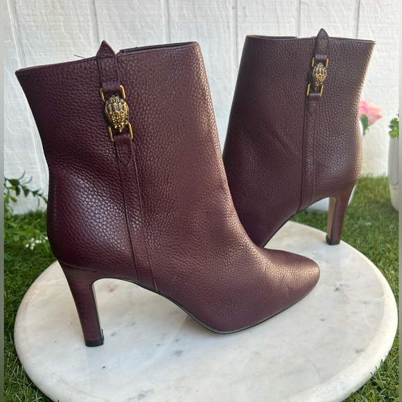 Kurt Geiger London $245 
Shoreditch Ankle Boot 3”
Red/Burgundy size 6 new - Picture 1 of 16